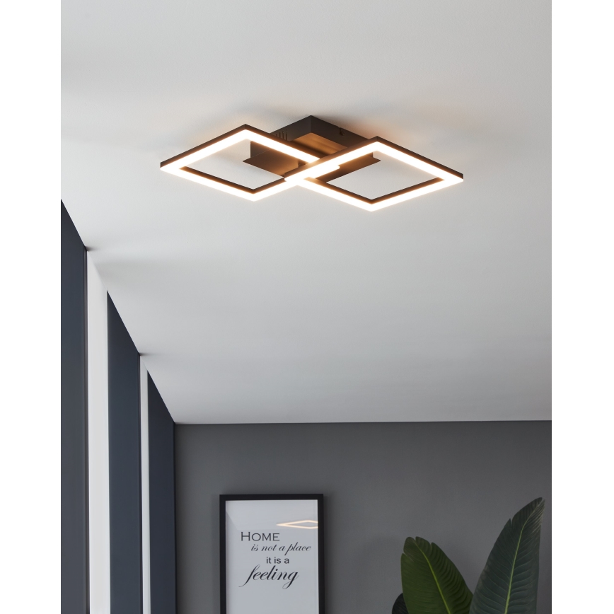 Eglo 31774 - LED Pritemdomas lubinis šviestuvas PARANDAY-Z LED/21,5W/230V 3000-6500K juoda