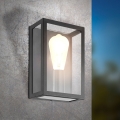 Eglo 31778 - LED RGBW reguliuojamas lauko sieninis šviestuvas ALAMONTE-Z LED/4,9W/230V 3000K IP44 juodas