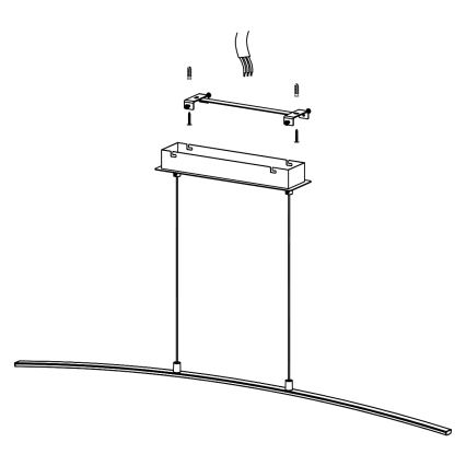 Eglo - LED sietynas LED/14W/230V