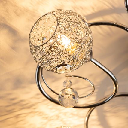 Eglo 32103 - LED paviršinė liustra VELAGO 5xG9/33W/230V blizgus chromas