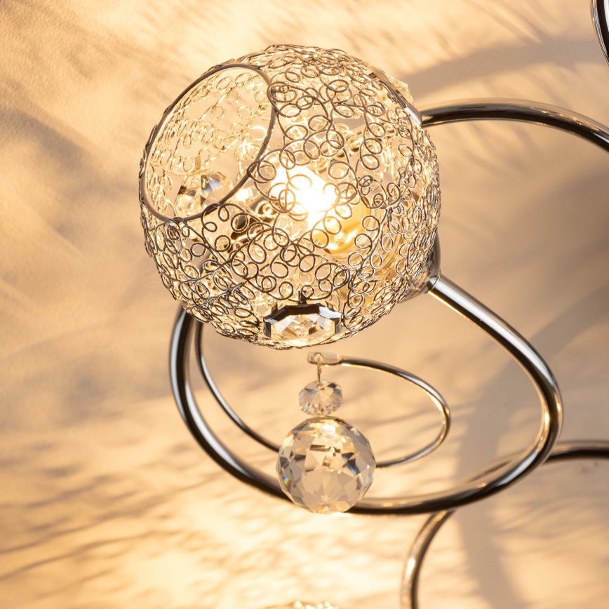 Eglo 32103 - LED paviršinė liustra VELAGO 5xG9/33W/230V blizgus chromas