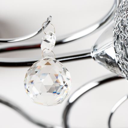 Eglo 32103 - LED paviršinė liustra VELAGO 5xG9/33W/230V blizgus chromas