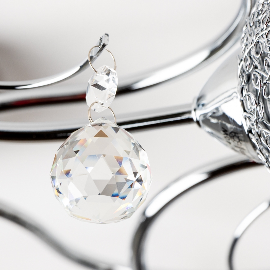 Eglo 32103 - LED paviršinė liustra VELAGO 5xG9/33W/230V blizgus chromas