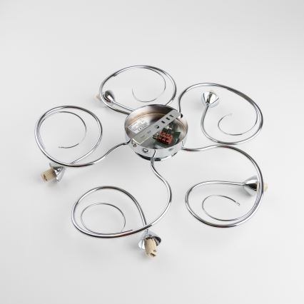 Eglo 32103 - LED paviršinė liustra VELAGO 5xG9/33W/230V blizgus chromas