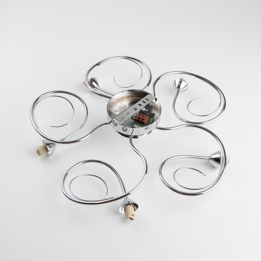 Eglo 32103 - LED paviršinė liustra VELAGO 5xG9/33W/230V blizgus chromas