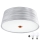 Eglo 32111- LED lubinis šviestuvas FONSEA 1 2xE27/9W/230V sidabras/varis