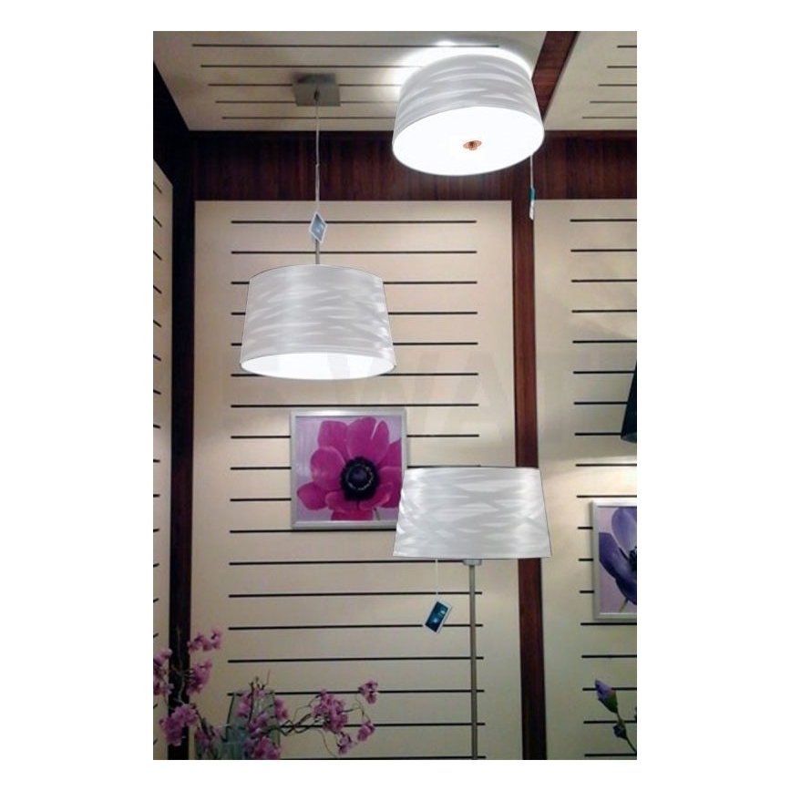 Eglo 32111- LED lubinis šviestuvas FONSEA 1 2xE27/9W/230V sidabras/varis