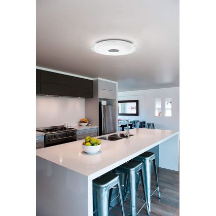 Eglo 32344 - LED RGBW dimeriuojamas lubinis šviestuvas LANCIANO-C LED/53W/230V 2700–6500K + nuotolinis valdymas