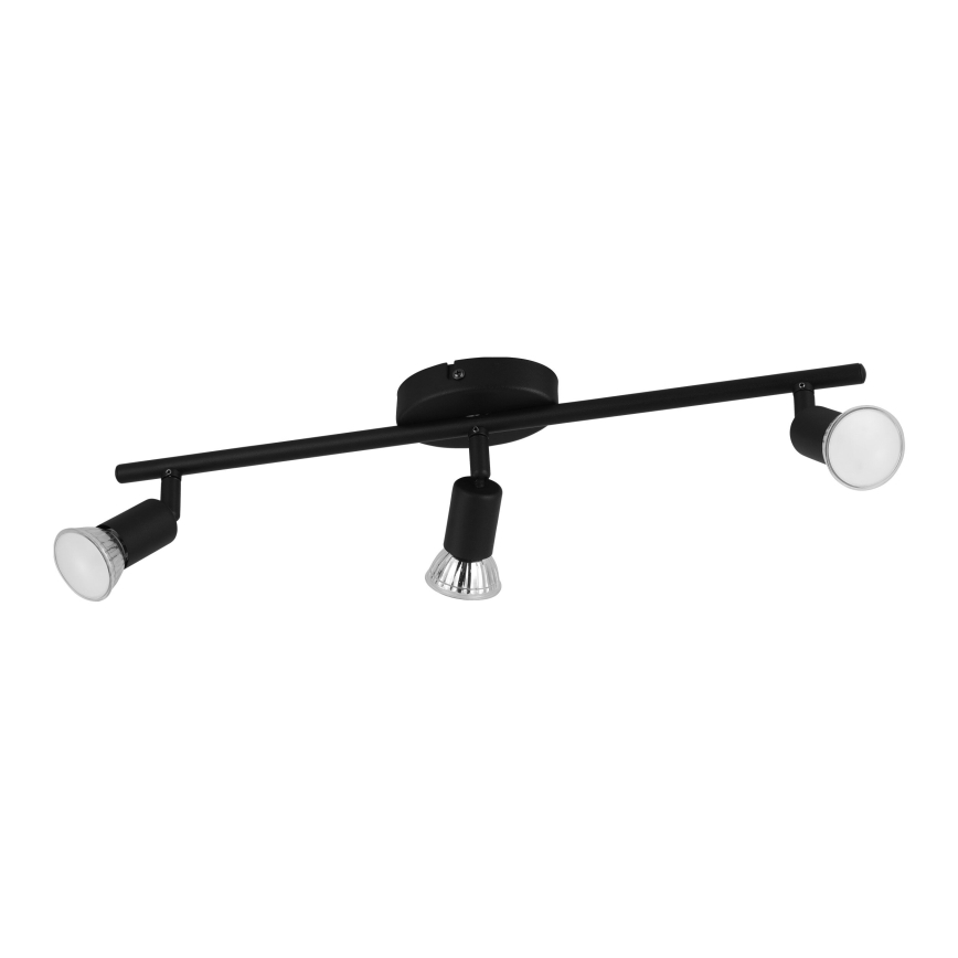 Eglo - LED akcentinis šviestuvas 3xGU10/2,8W/230V 3000K juoda