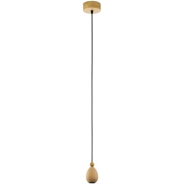 Eglo 32543 - Lubinis šviestuvas YORTH 1xE27/60W/230V ąžuolas