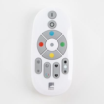 Eglo 32547 - LED RGBW Pritemdomas paviršinis/įleidžiamas skydelis 2in1 SALOBRENA-C LED/34W/230V baltas 60x60 cm + valdymo pultas