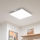 Eglo 32547 - LED RGBW Pritemdomas paviršinis/įleidžiamas skydelis 2in1 SALOBRENA-C LED/34W/230V baltas 60x60 cm + valdymo pultas