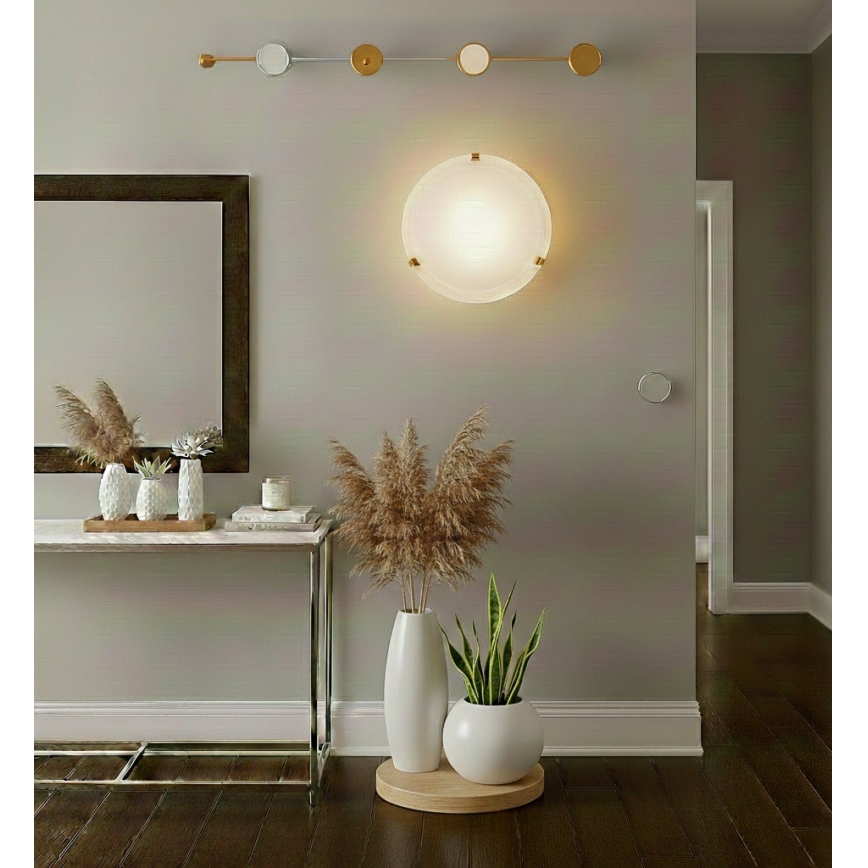 Eglo 32601 - LED lubinis šviestuvas SALOME LED/11W/230V, skersmuo 30 cm, auksinės spalvos / alabastrinis stiklas