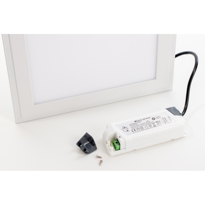 Eglo 32734 - LED RGBW Pritemdomas paviršinis/įleidžiamas skydelis 2in1 SALOBRENA-C LED/34W/230V balta + valdymo pultas