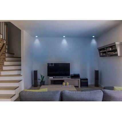 Eglo - LED RGB dimeriuojamas įleidžiamas šviestuvas FUEVA-C LED/10,5W/230V skersmuo 17 cm