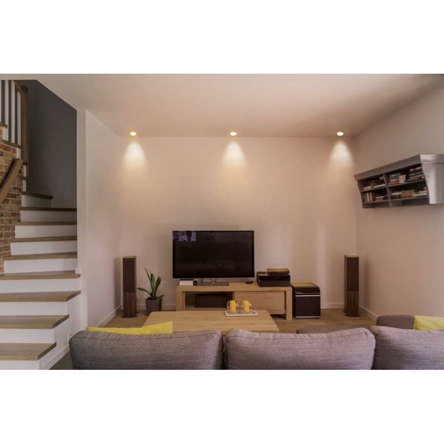 Eglo - LED RGB Reguliuojamas įleidžiamas šviestuvas FUEVA-C LED/10,5W/230V
