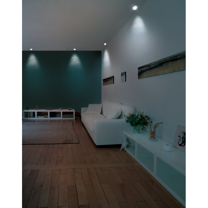 Eglo - RGB LED dimeriuojamas įleidžiamas šviestuvas FUEVA-C LED/5,4W/230V skersmuo 12 cm