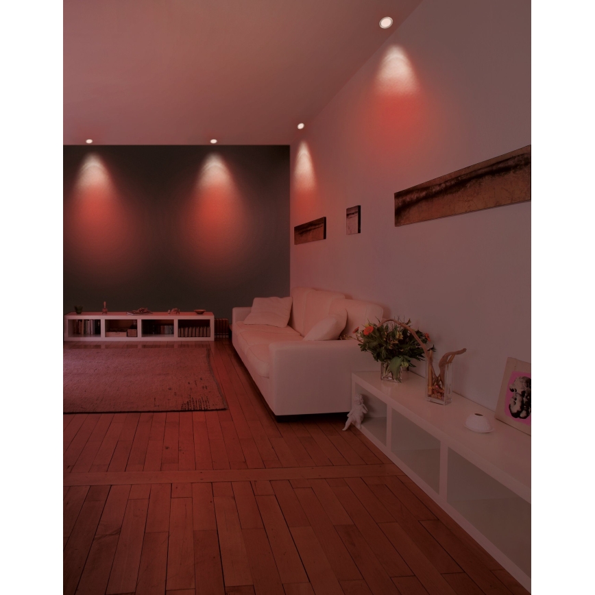 Eglo - RGB LED dimeriuojamas įleidžiamas šviestuvas FUEVA-C LED/5,4W/230V skersmuo 12 cm