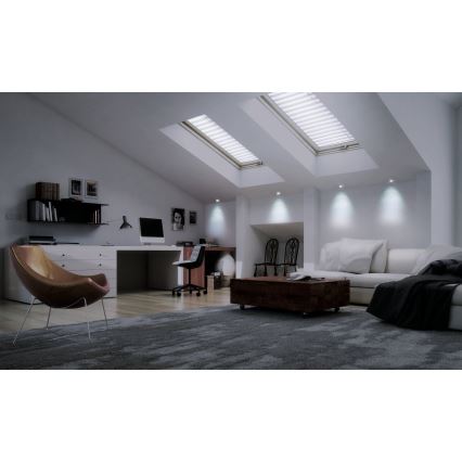 Eglo - LED RGB pritemdomas įleidžiamas šviestuvas FUEVA-C LED/10,5W/230V