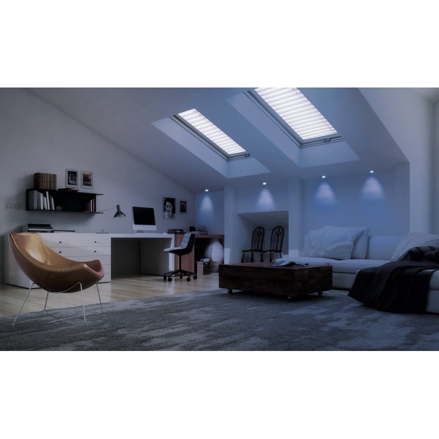 Eglo - LED RGB pritemdomas įleidžiamas šviestuvas FUEVA-C LED/10,5W/230V