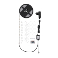 Eglo 32859 - LED RGB dimeriuojama COB LED juosta 5 m/12W/230V 4000K IP44 + nuotolinio valdymo pultelis
