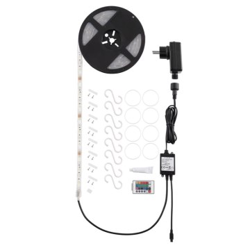 Eglo 32859 - LED RGB dimeriuojama COB LED juosta 5 m/12W/230V 4000K IP44 + nuotolinio valdymo pultelis