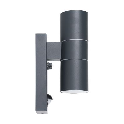 Eglo - LED Lauko sieninis šviestuvas su jutikliu 2xGU10/3W/230V IP44