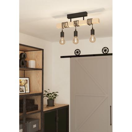 Eglo - Tvirtinamas sietynas TOWNSHEND 3xE27/60W/230V