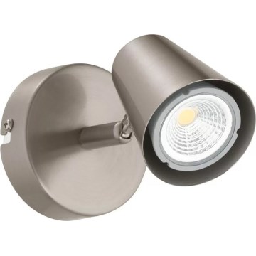 Eglo 32941 - LED reguliuojamas sieninis taškinis šviestuvas TRAVALE 1xGU10/5W/230V matinis chromas