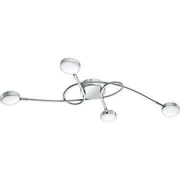 Eglo 32996 - LED paviršinis lubų šviestuvas SALTO 4xLED/5,4W/230V blizgus chromas