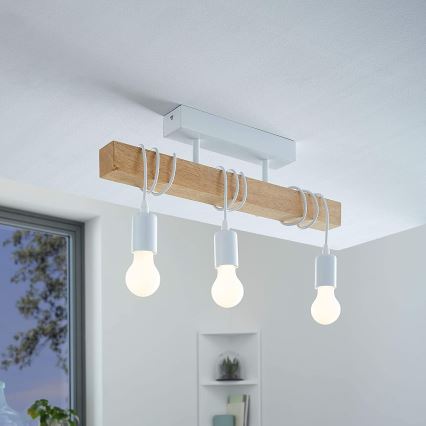Eglo - Tvirtinamas sietynas TOWNSHEND 3xE27/60W/230V