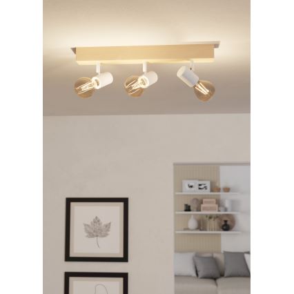 Eglo - Akcentinis šviestuvas TOWNSHEND 3xE27/60W/230V