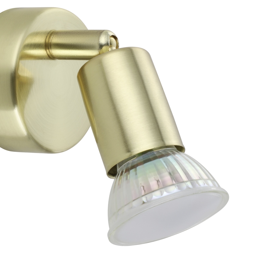 Eglo - LED sieninis akcentinis šviestuvas 1xGU10/2,8W/230V 3000K auksas