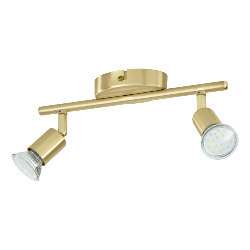 Eglo - LED akcentinis šviestuvas 2xGU10/2,8W/230V 3000K auksas