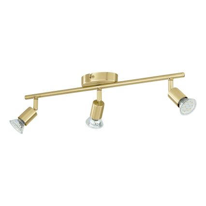 Eglo - LED akcentinis šviestuvas 3xGU10/2,8W/230V 3000K auksas