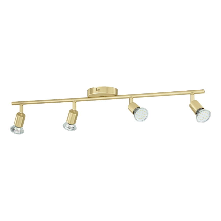 Eglo - LED akcentinis šviestuvas 4xGU10/2,8W/230V 3000K auksas