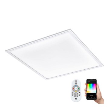 Eglo 33204 - LED RGBW Pritemdomas šviestuvas SALOBRENA-C LED/34W/230V 2700-6500K + nuotolinio valdymo pultas