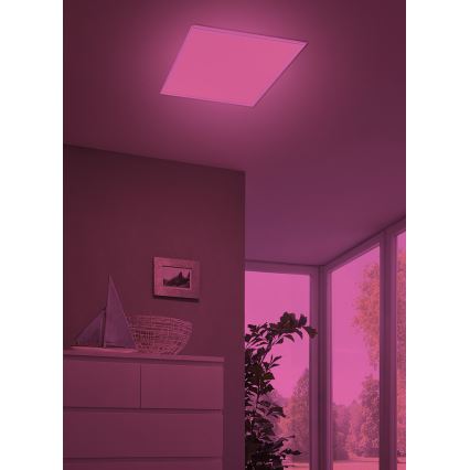 Eglo 33204 - LED RGBW Pritemdomas šviestuvas SALOBRENA-C LED/34W/230V 2700-6500K + nuotolinio valdymo pultas