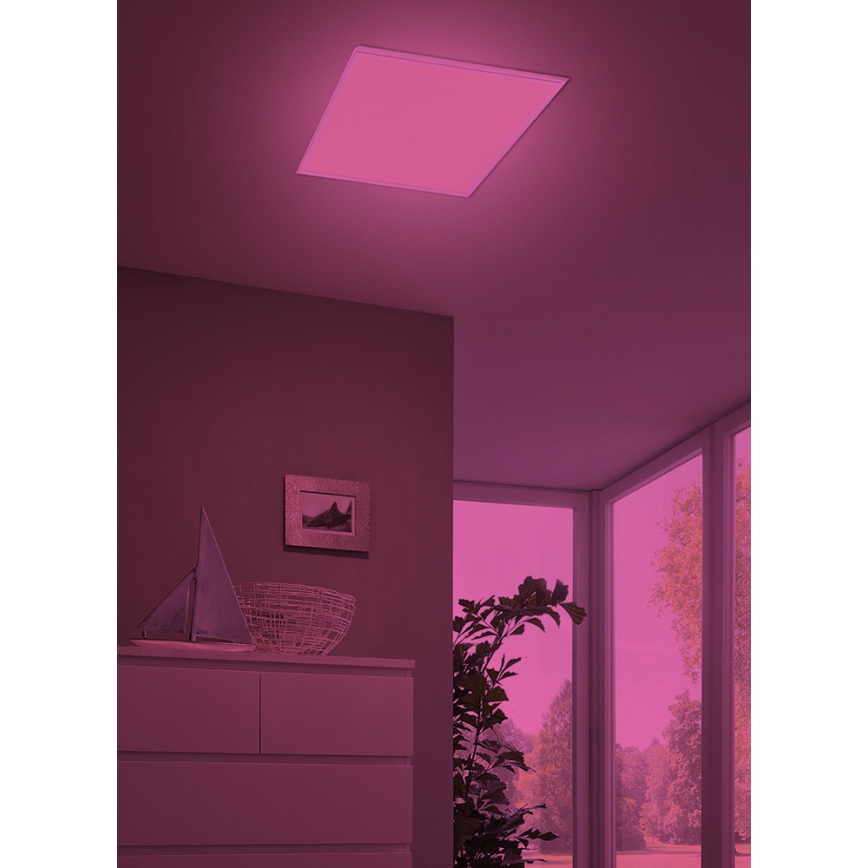 Eglo 33204 - LED RGBW Pritemdomas šviestuvas SALOBRENA-C LED/34W/230V 2700-6500K + nuotolinio valdymo pultas