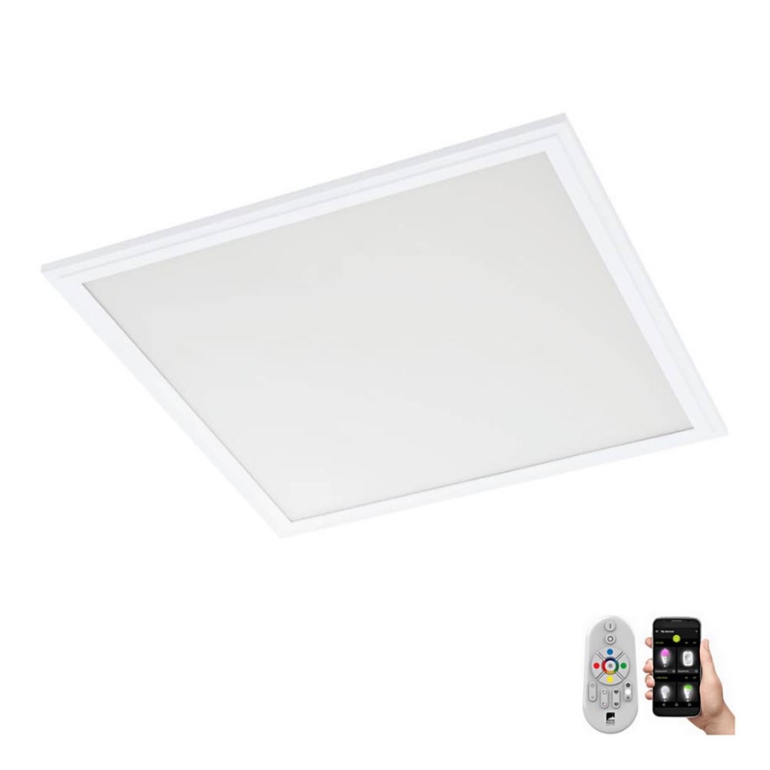 Eglo 33205 - LED RGBW Pritemdomas šviestuvas SALOBRENA-C LED/21W/230V 2700-6500K + nuotolinio valdymo pultas