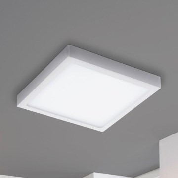 Eglo 33209 - LED RGBW Dimeriuojamas lubų šviestuvas FUEVA-C LED/21W/230V 2700-6500K 30x30 cm balta
