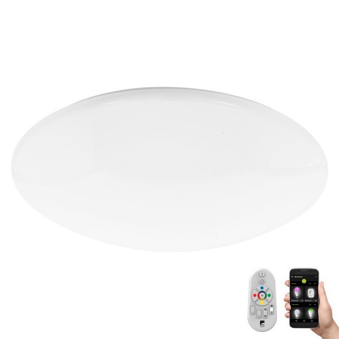 Eglo 33221 - LED RGBW Reguliuojamas lubinis šviestuvas TOTARI LED/34W/230V + nuotolinio valdymo pultas