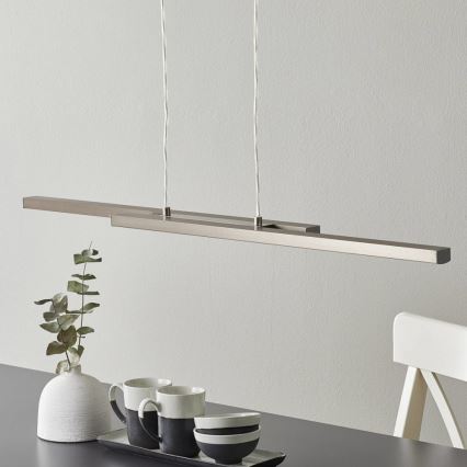 Eglo 33232 - LED RGBW Dimeriuojamas pakabinamas šviestuvas ant laido FRAIOLI-C LED/34W/230V matinis chromas