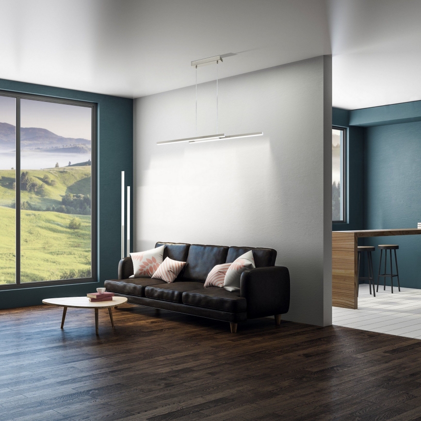 Eglo 33232 - LED RGBW Dimeriuojamas pakabinamas šviestuvas ant laido FRAIOLI-C LED/34W/230V matinis chromas