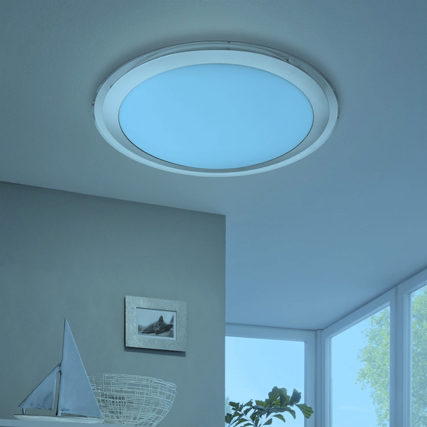 Eglo 33255 - RGBW LED reguliuojamas lubinis šviestuvas COMPETA-C, 17 W, 230 V, 2700–6500 K, Ø 43 cm