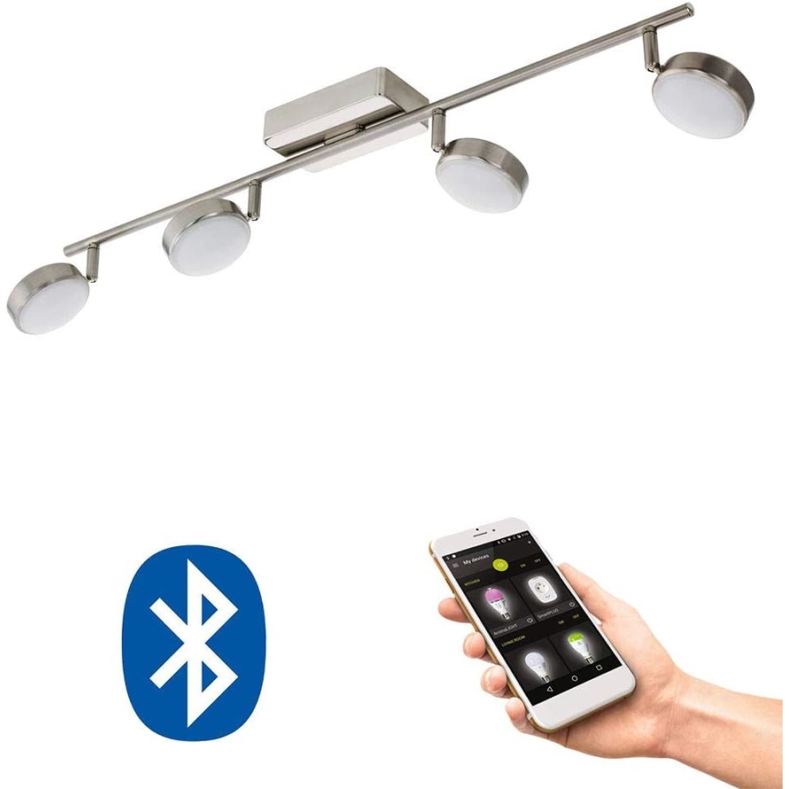 Eglo 33274 - LED RGBW Pritemdomas akcentinis šviestuvas CORROPOLI-C 4xLED/5W/230V