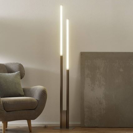 Eglo 33323 - LED RGBW dimeriuojama grindinė lempa FRAIOLI-C LED/34W/230V 2700-6500K matinis chromas