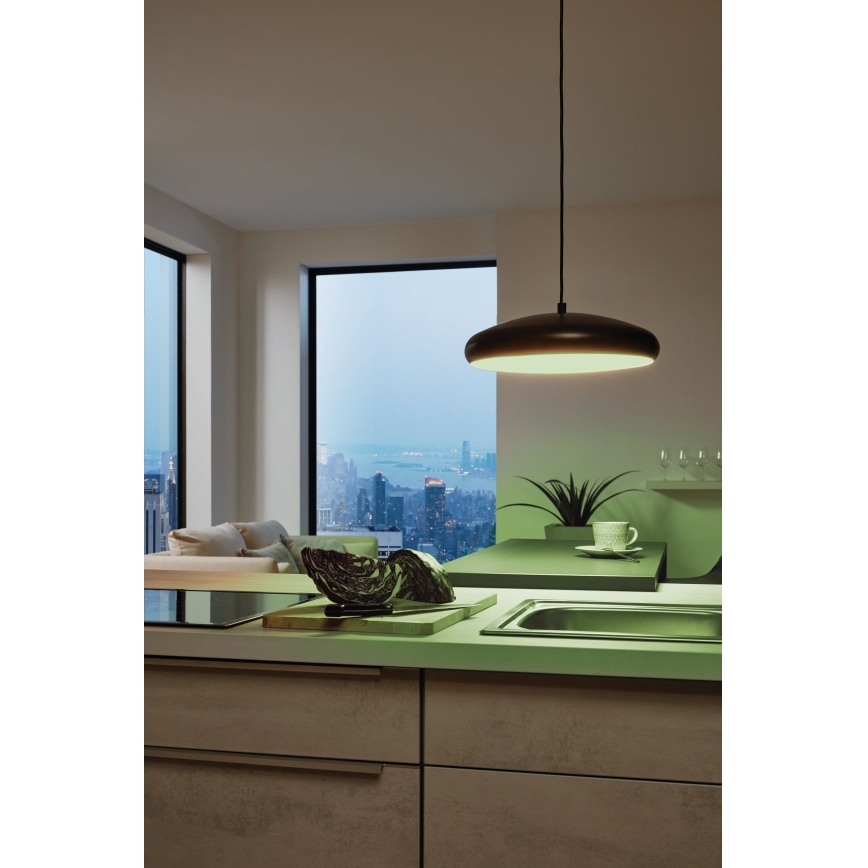 Eglo 33328 - LED RGBW Reguliuojamas pakabinamas sietynas RIODEVA-C LED/27W/230V 2700-6500K juoda