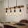 Eglo 33378 - LED Pakabinamas sietynas TOWNSHEND 4xE27/4W/230V 2200K smėlio spalva/juoda