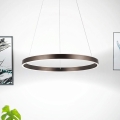 Eglo 33483 - LED liustra ant laido ALCAZABA 2xLED/18W/230V 3000K Ø 55 cm bronzinė